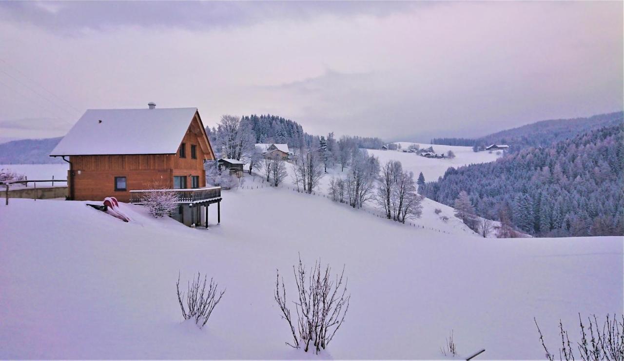 Вилла Ferienhaus Laerchenhuette Obergosel Экстерьер фото